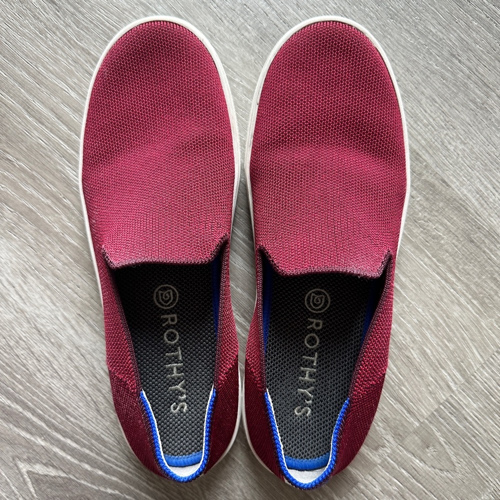Rothy’s Garnet Sneakers - Size 8 - GUC